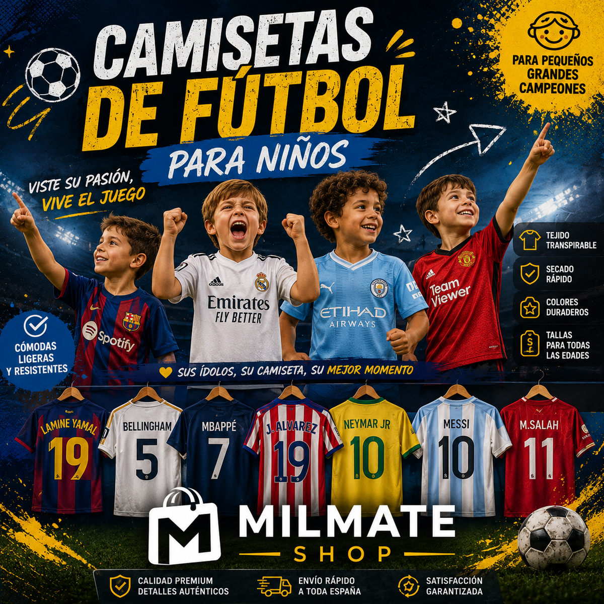 Camisetas de niños