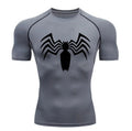 Camiseta estampada de secado rápido, ropa deportiva de manga corta que absorbe el sudor.
