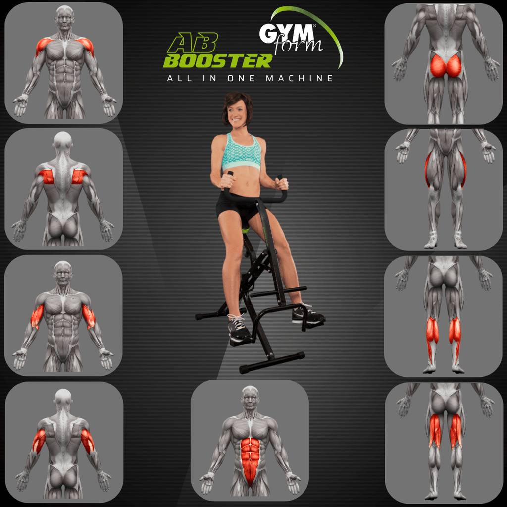 Equipo de Musculación y abdominales - AB Booster Plus