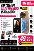 Pantalla de Selfie Magnética Inalámbrica para Smartphone