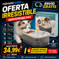 Comedero y bebedero de mascotas con fuente