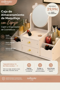 Cajón y Organizador de Cosméticos a prueba de polvo