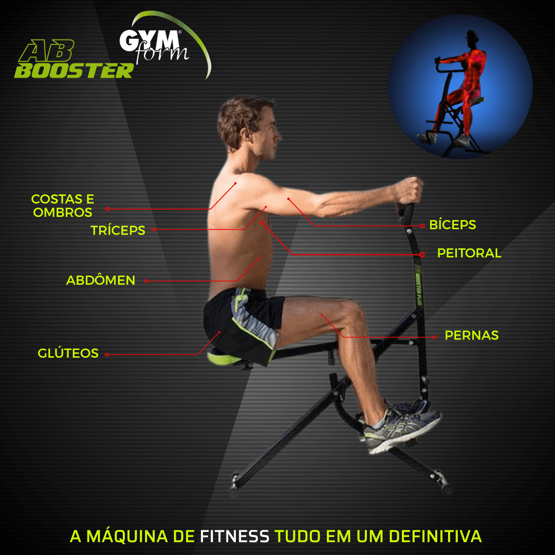 Equipo de Musculación y abdominales - AB Booster Plus