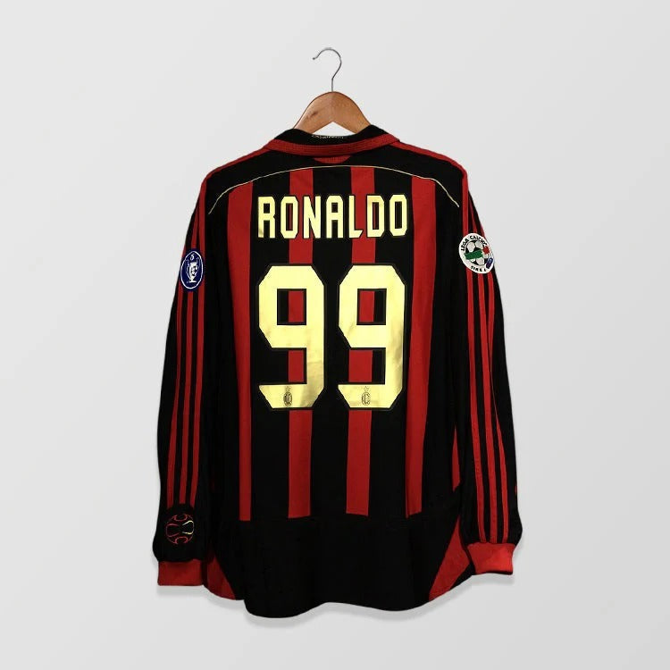 Retro AC Milan 2006-2007 home Long Sleeve