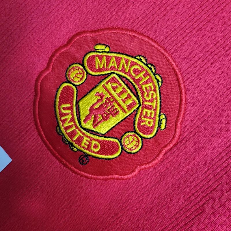 Retro Manchester United 2007-2008 home Long Sleeve
