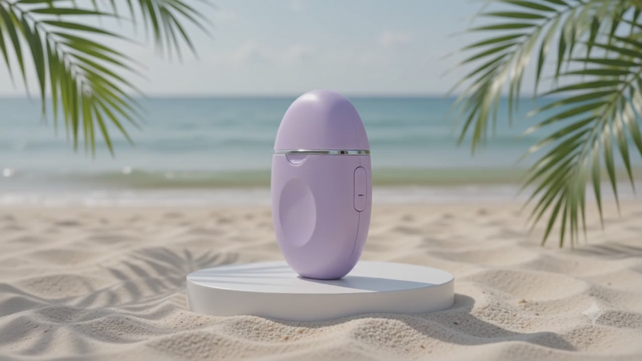 Aplicador Portátil de Protector Solar – Esponja Rellenable
