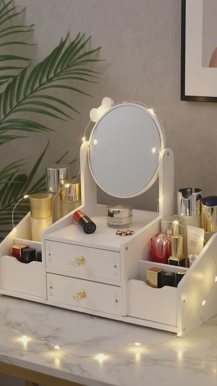 Cajón y Organizador de Cosméticos a prueba de polvo
