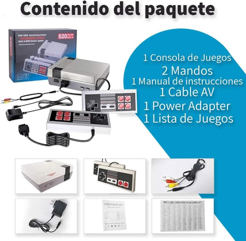 Consola retro 620 juegos
